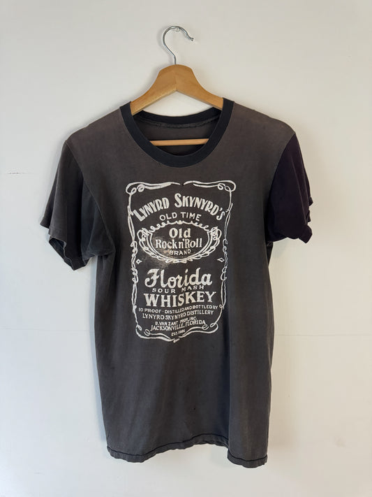 1970s Two Tone Faded Lynyrd Skynyrd Band Tee (S/M)