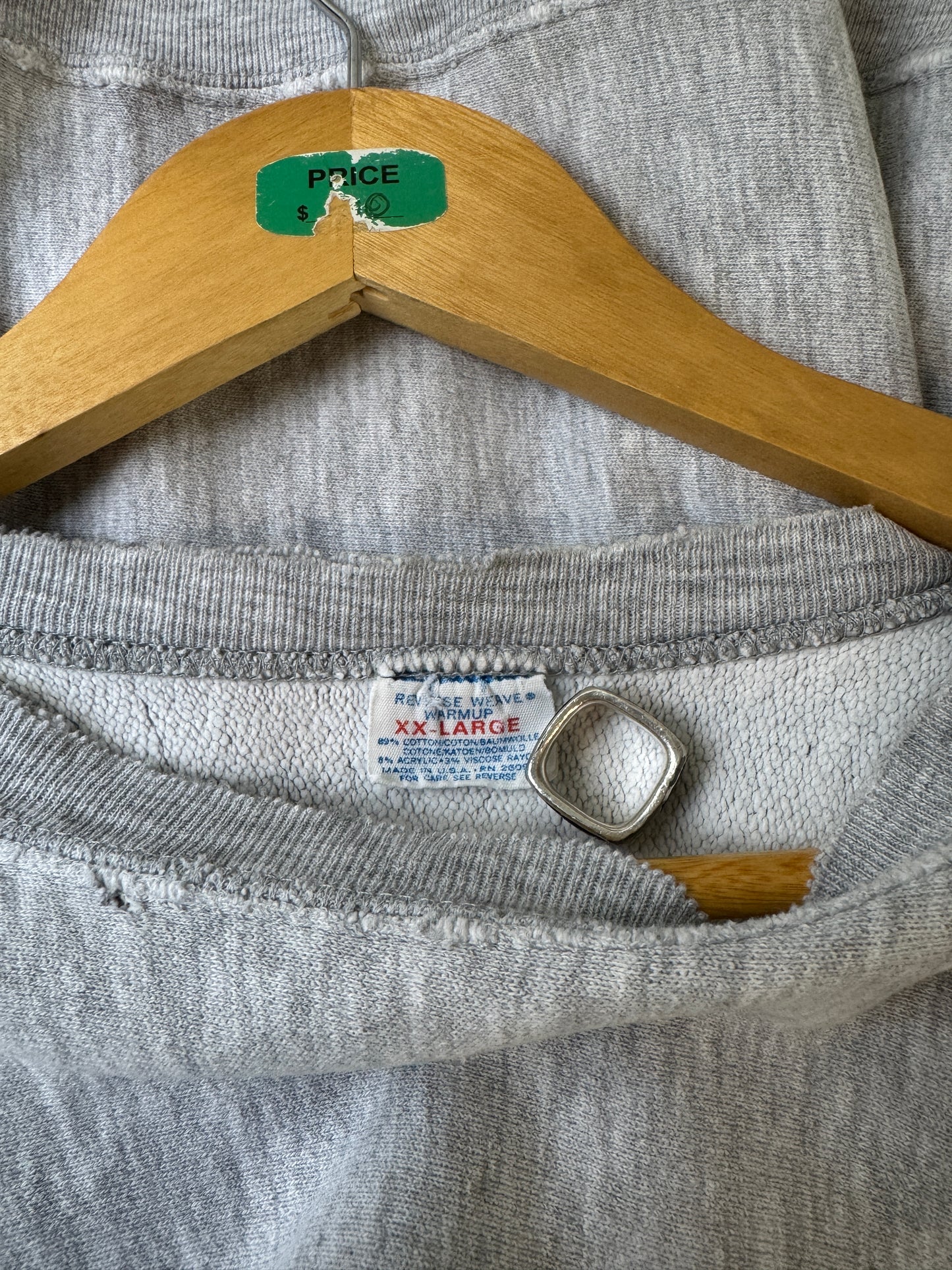 1980s South Dakota State Reverse Weave Warmup Sweatshirt (XXL)