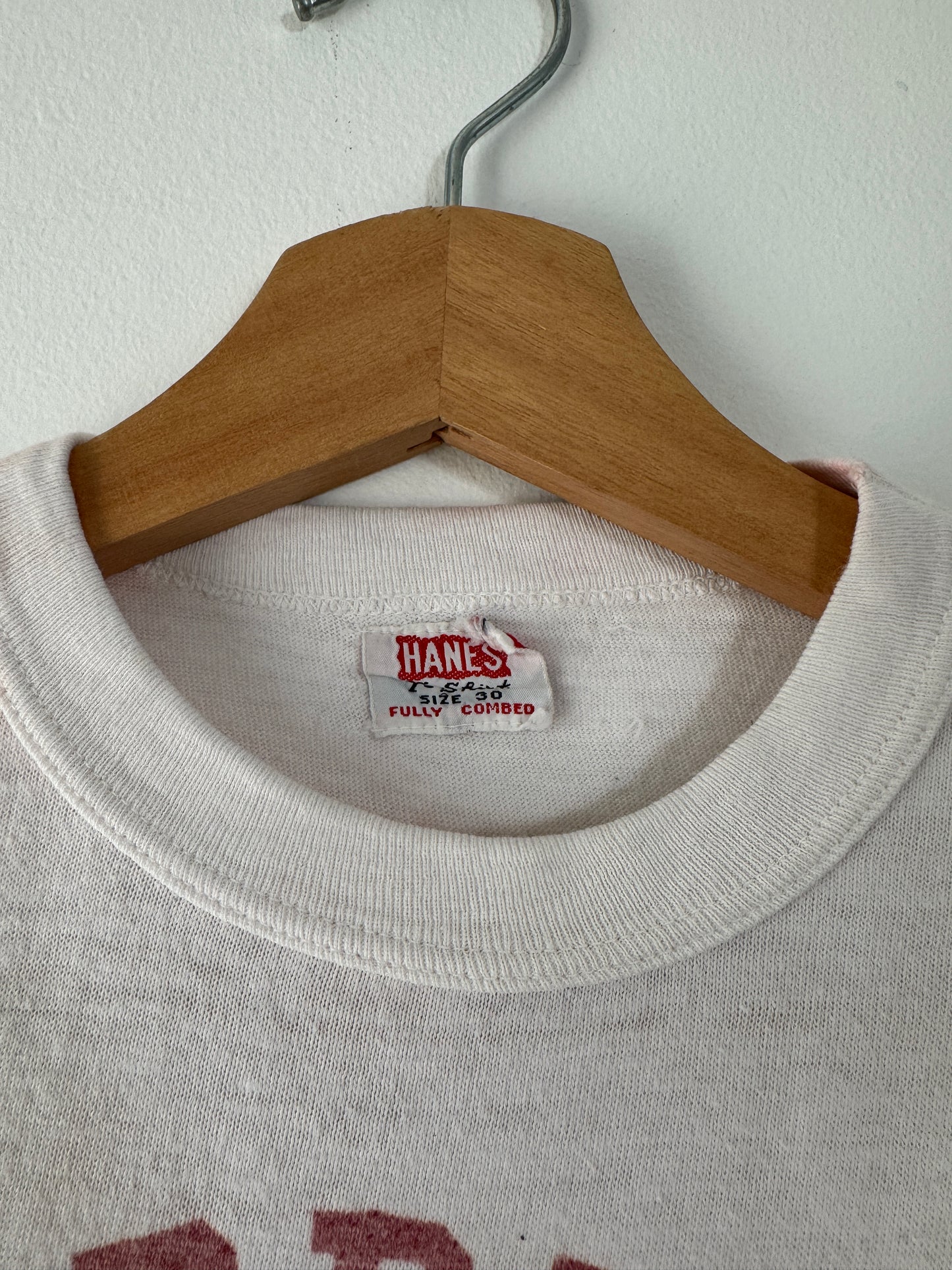 1960s Hanes "Scorpions" Baby Tee (XS)