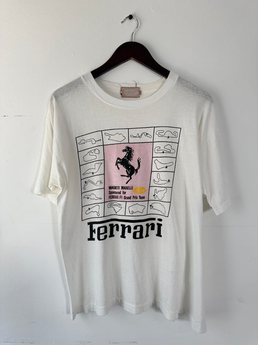 90s Ferarri "Magneti Martelli" F1 Racing Tee (L)