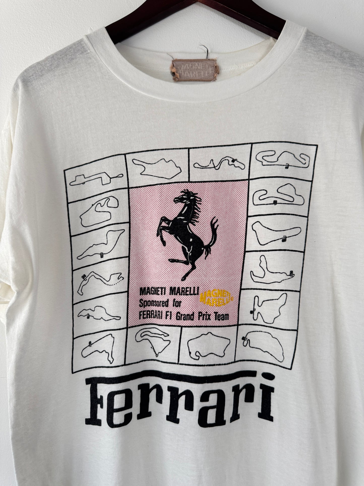 90s Ferarri "Magneti Martelli" F1 Racing Tee (L)