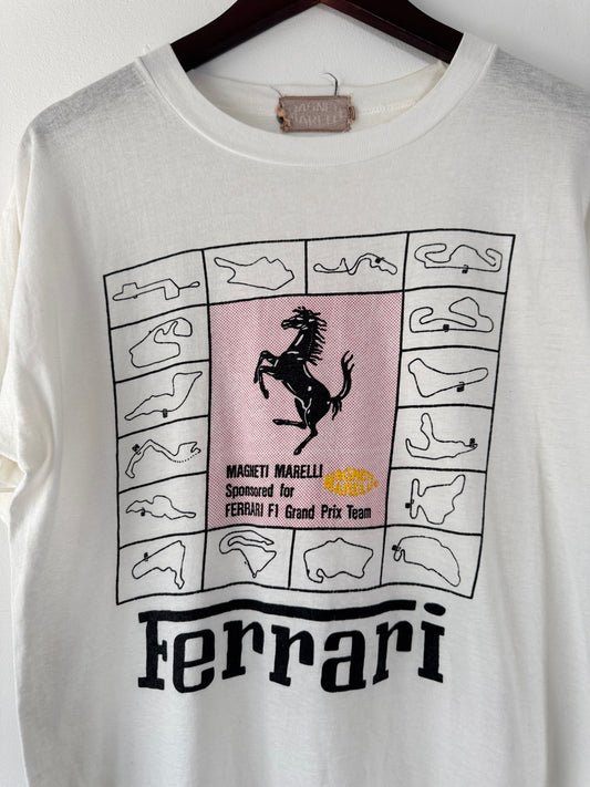 90s Ferarri "Magneti Martelli" F1 Racing Tee (L)