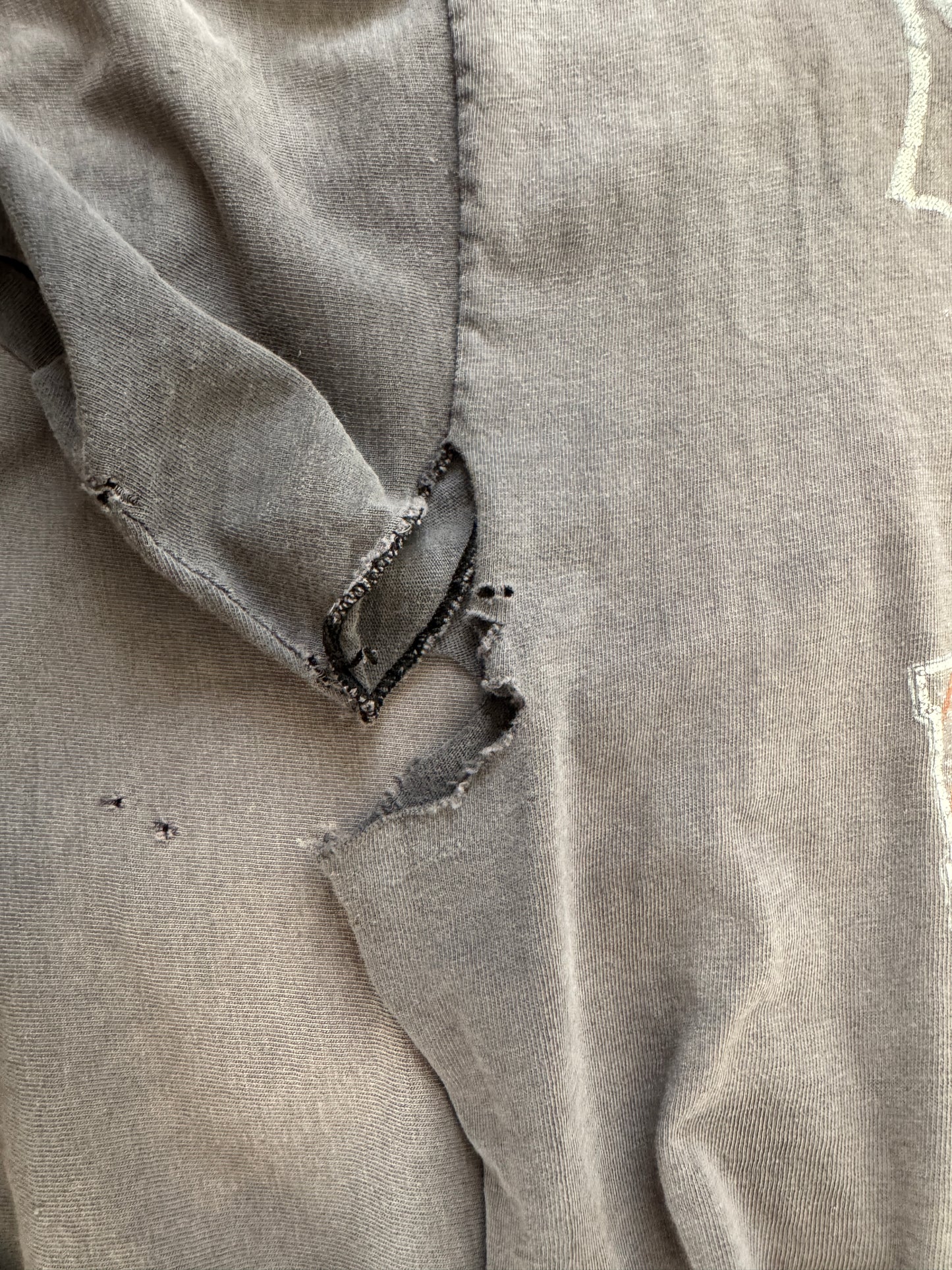 80s Harley Davidson Real Steel Thrashed + Faded Black Tee (XL)