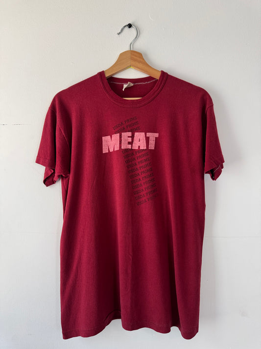 70s USDA Prime Meat Red Tee (L)