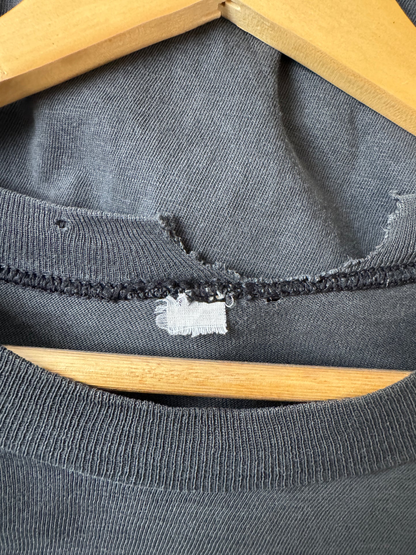 70s Black "Establishment MC" Pocket Tee (XL)