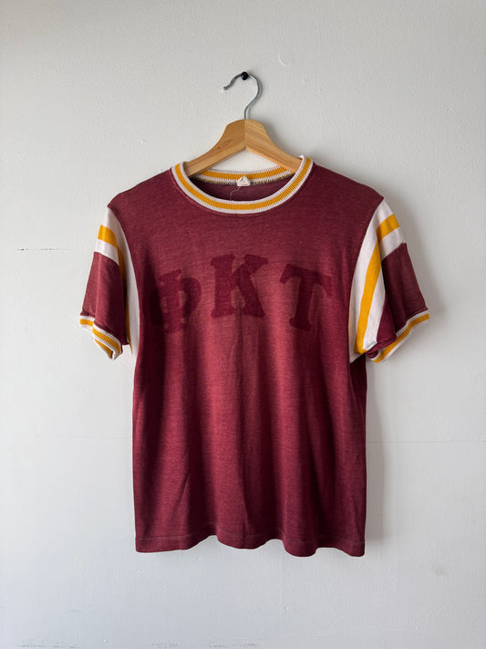 60s Russell Durene "Ghost Print" Frat Jersey (M)