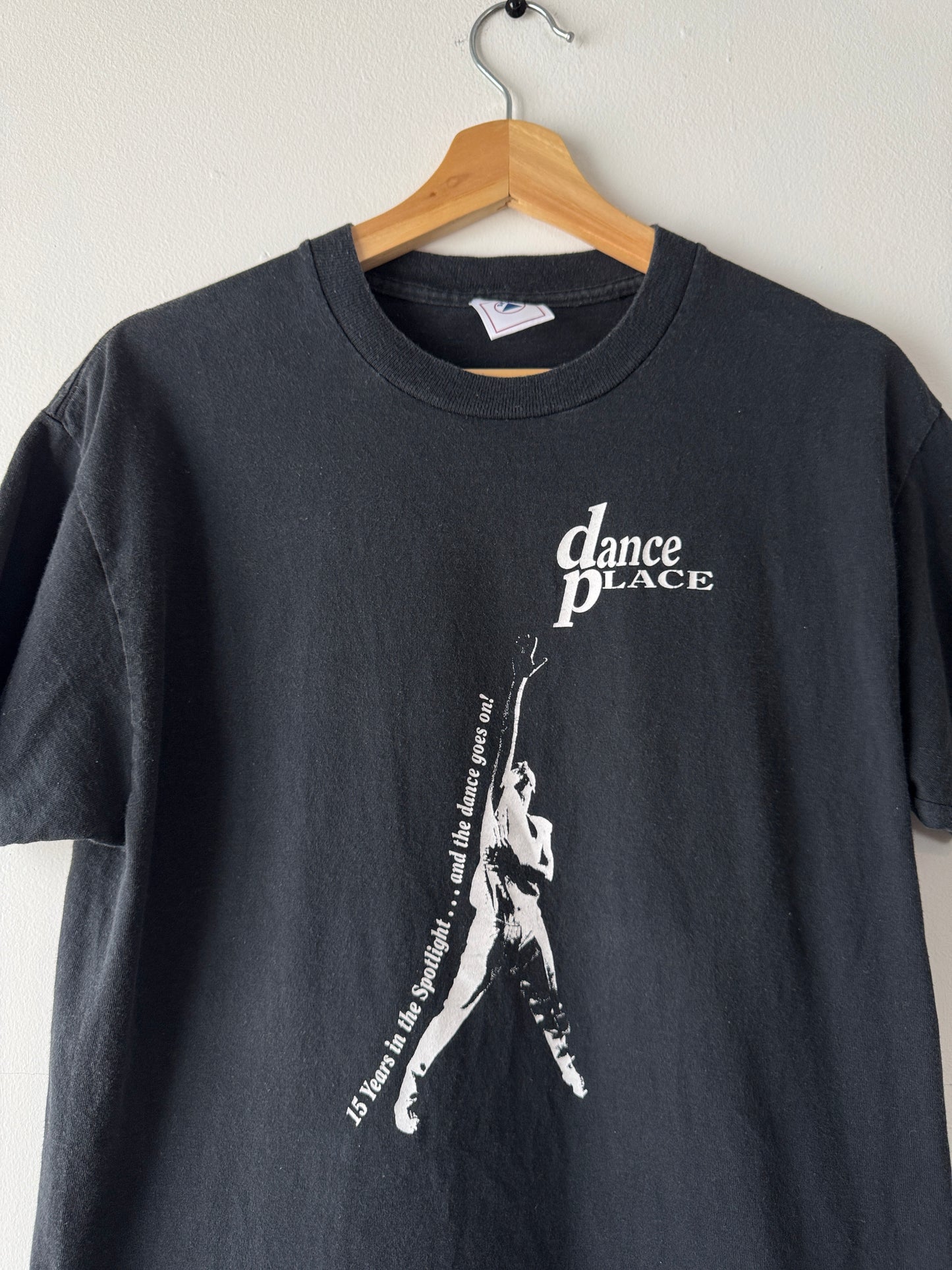 90s Delta "Dance Place" Black Tee (M)