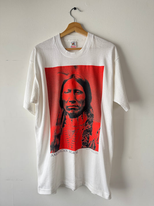 90s American Horse Photography Art Tee (L)