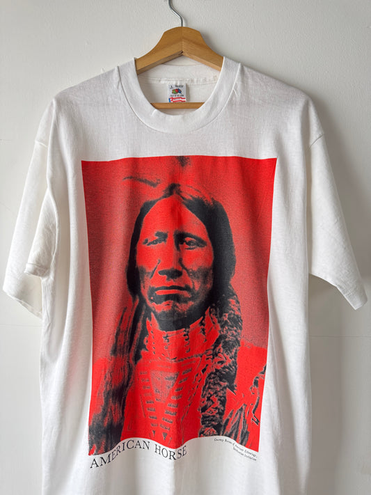 90s American Horse Photography Art Tee (L)