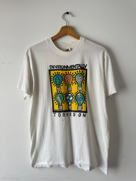 90s Environmentally Turned On Art Tee (L)