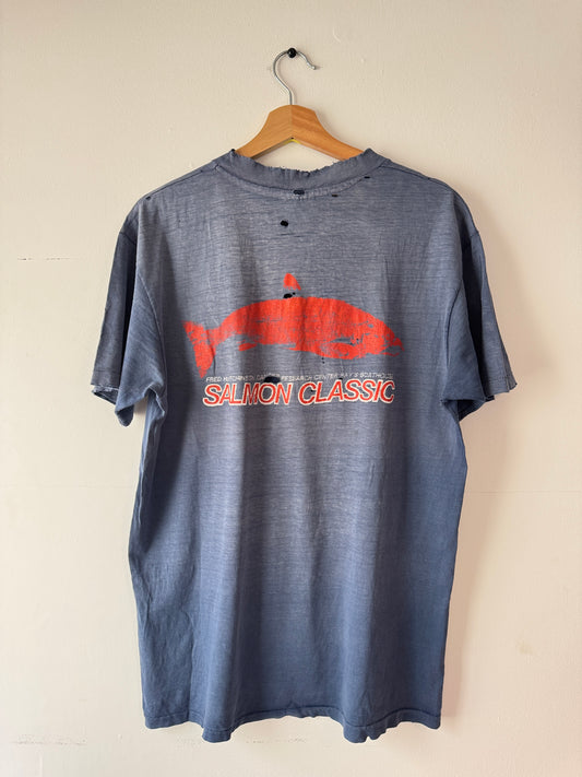 80s Salmon Classic Faded Tee (L)