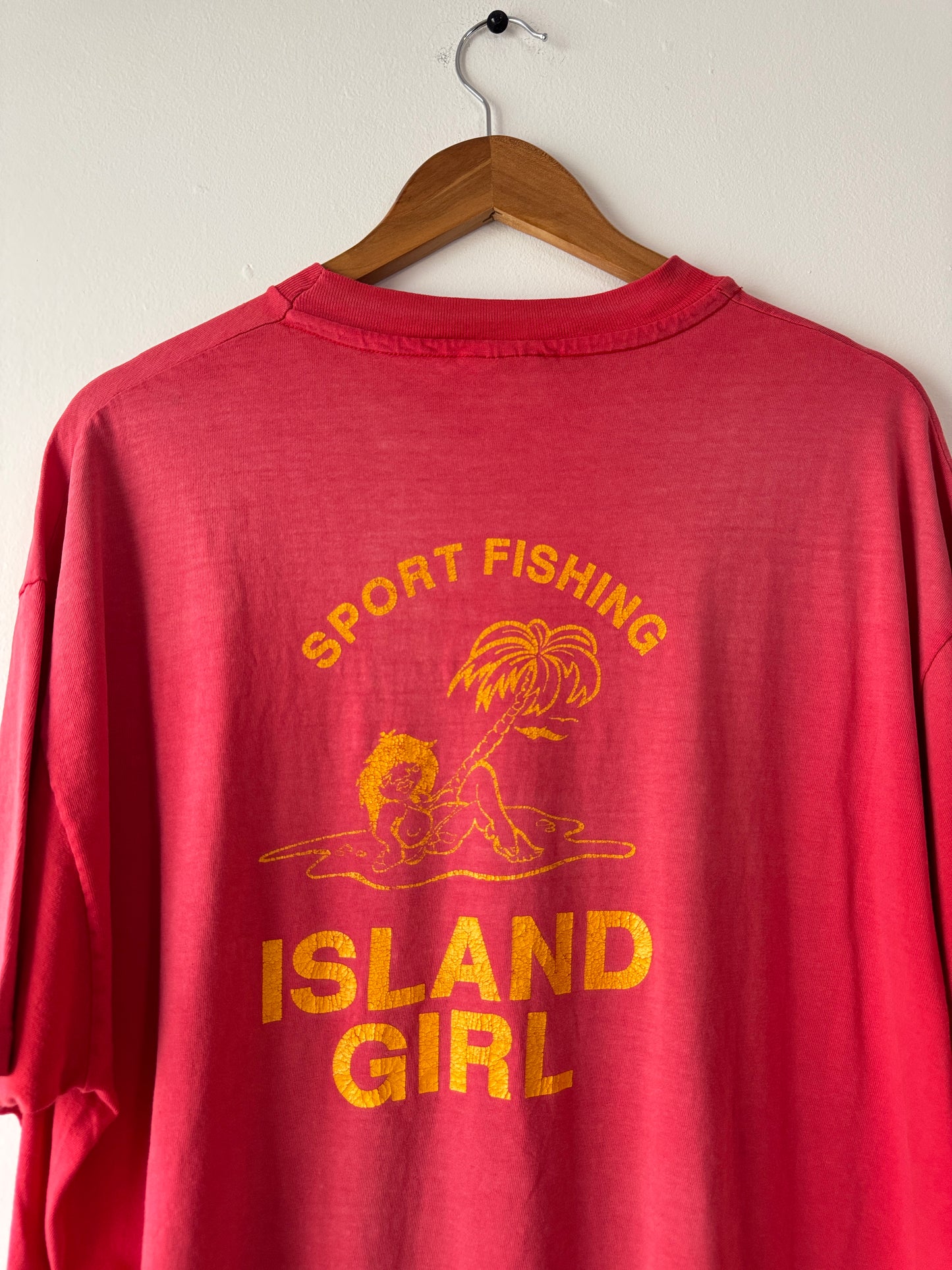 90s Island Girl Faded Red Tee (XL)