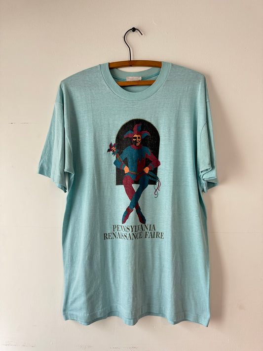 80s Pennsylvania Renaissance Fair Jester Tee (L)