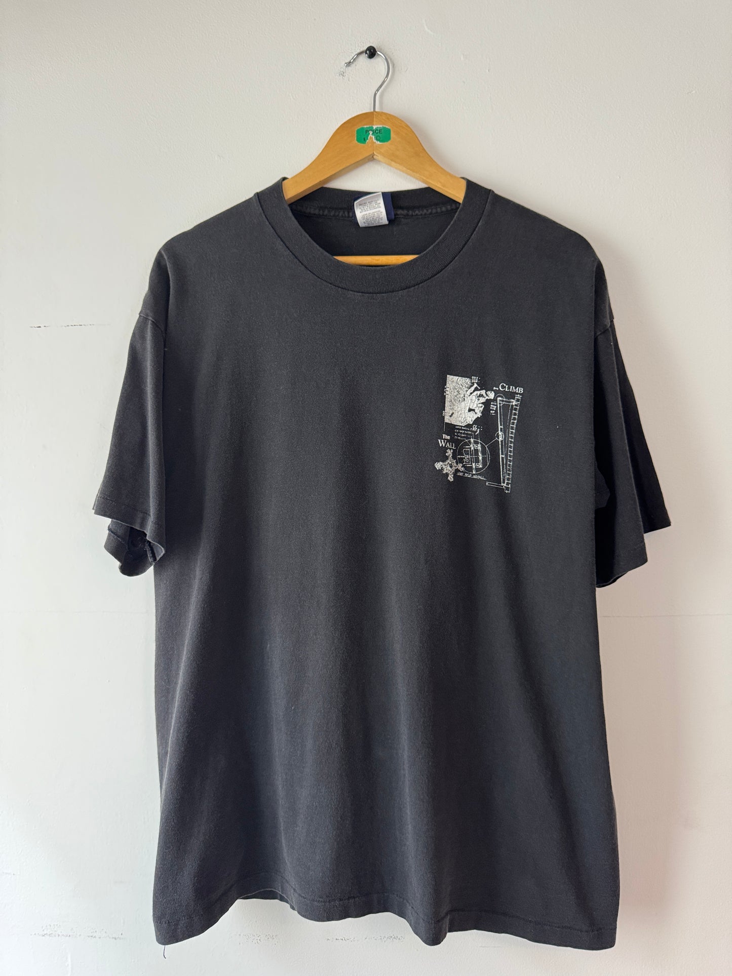 90s Climb The Wall Rock Climbing Black Tee (XL)