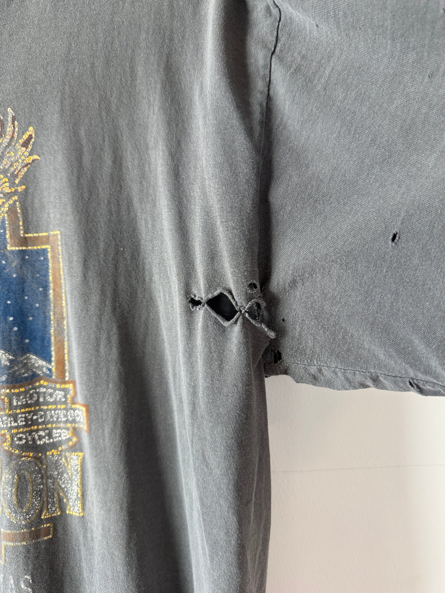 90s Harley Davidson Bahamas Faded Black Tee (XL)