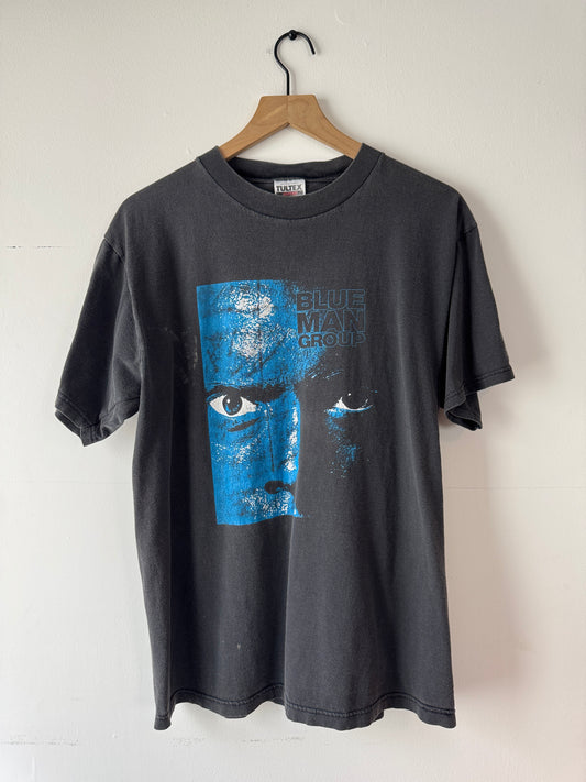 90s Blue Man Group Promo Black Tee (L)
