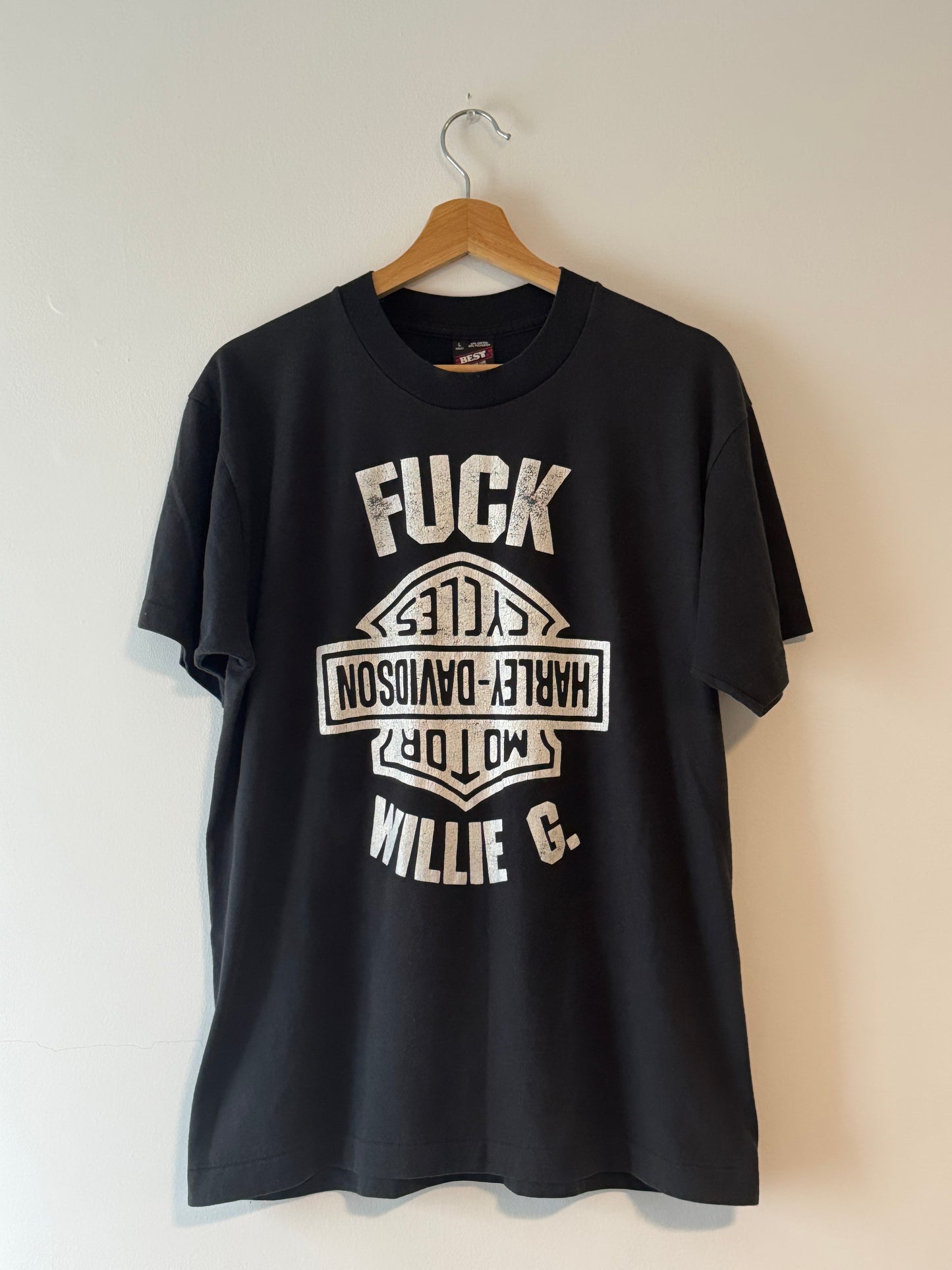 90s Fuck Willie G Harley Davidson Tee
